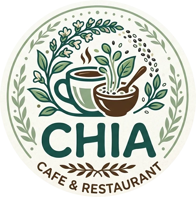 Chia Cafe Logo – Vegetarian Café in Raipur